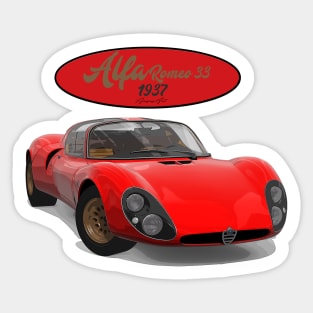 Alfa Romeo 33 1968 Sticker